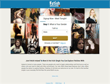 Tablet Screenshot of fetishireland.com